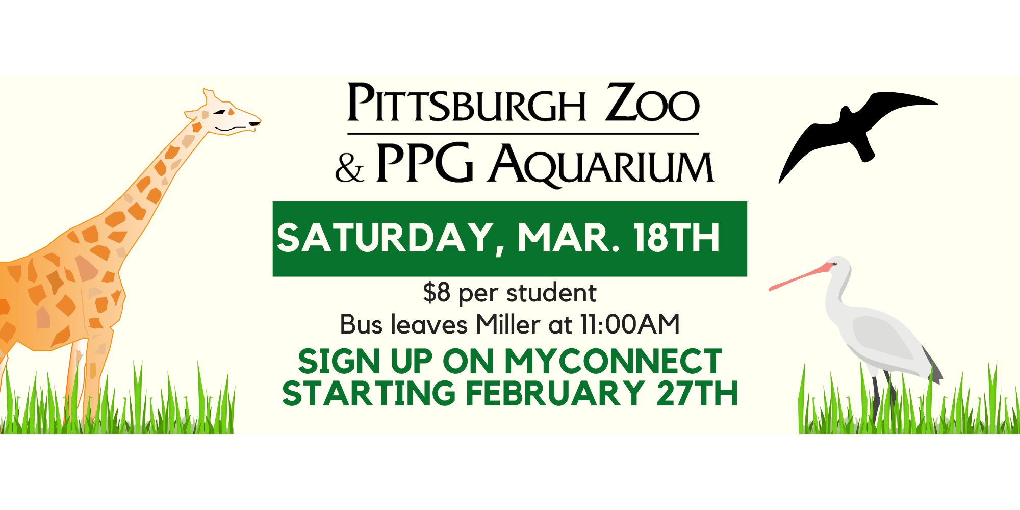 Waynesburg University Pittsburgh Zoo & PPG Aquarium Trip